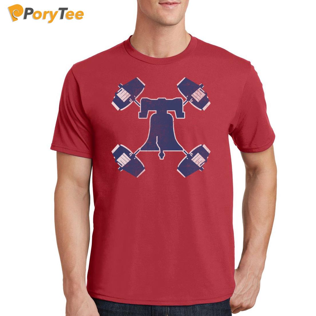 Brandon Marsh Phillies Barbell Shirt