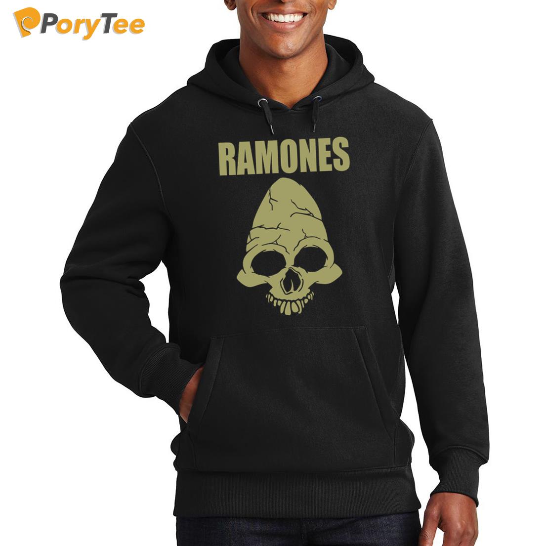 Cm Punk Ramones Skull Hoodie