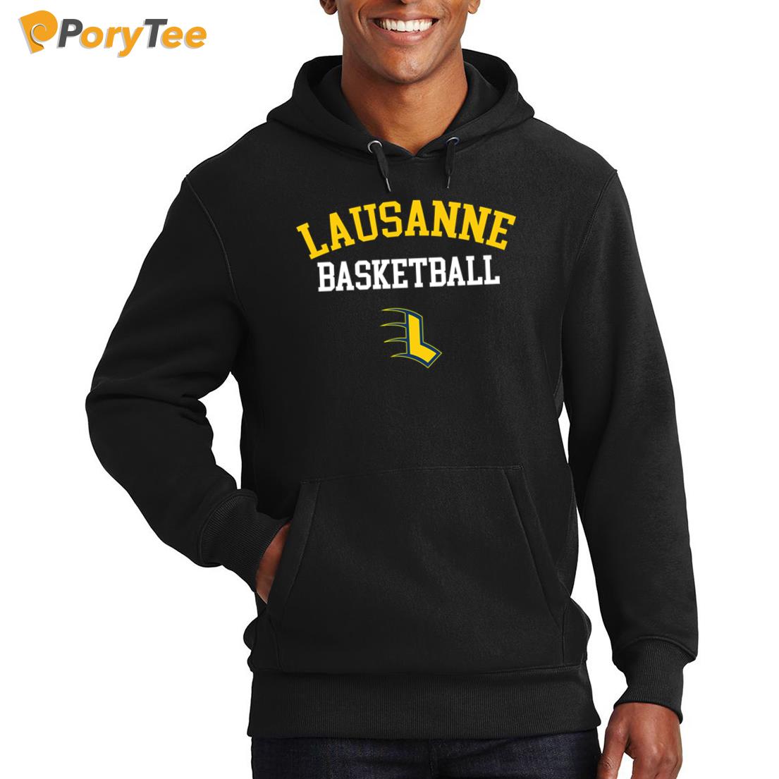 Derrick Rose Wears Lausanne Basketball Hoodie