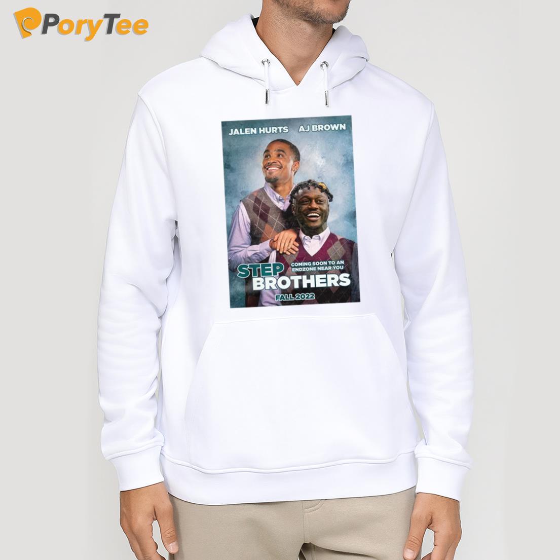 Jalen Hurts Aj Brown Step Brothers 2022 Hoodie