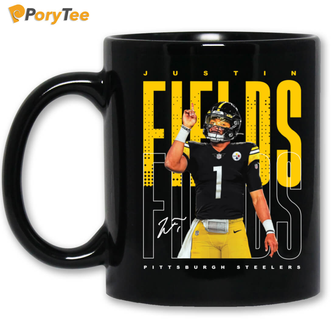 Justin Fields Pittsburgh Steelers Mug