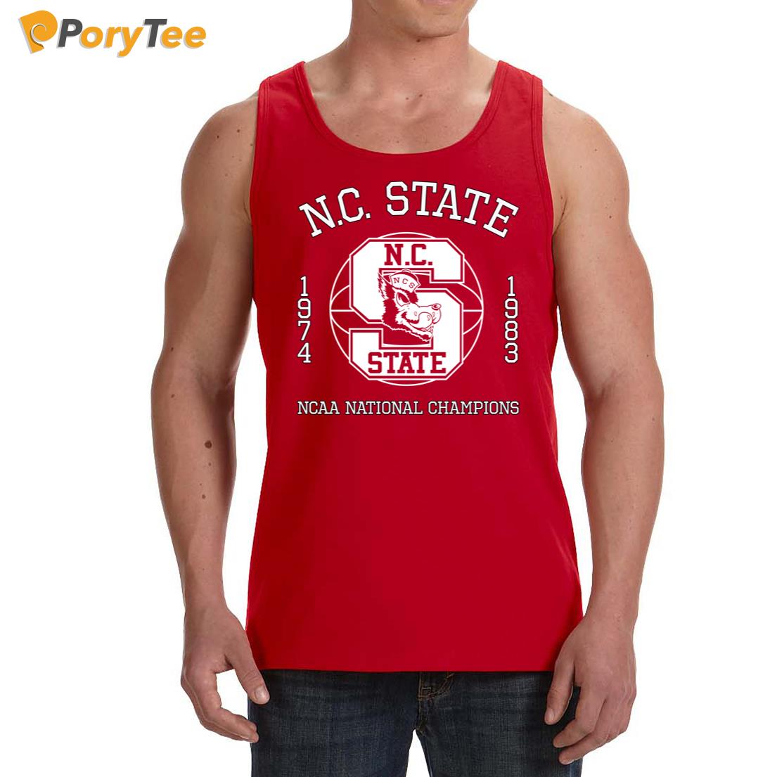 Nc State '74 '83 National Champs Tank Top