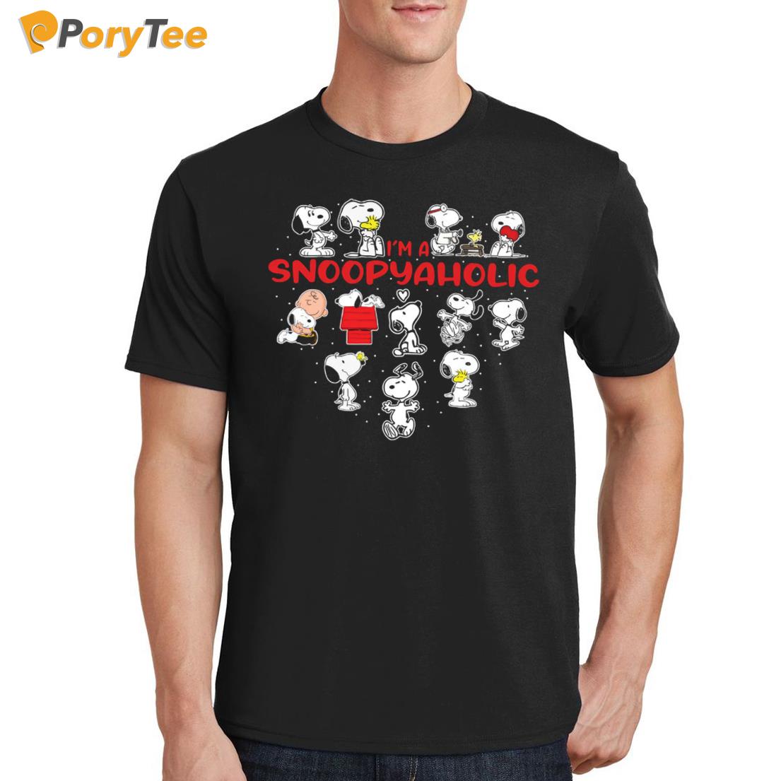 Official Heart I Am A Snoopy Aholic T-Shirt