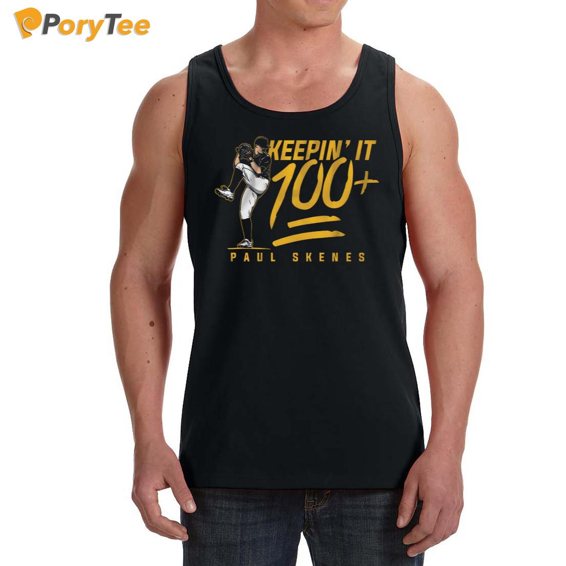 Paul Skenes Keepin' It 100+ Pittsburgh Tank Top