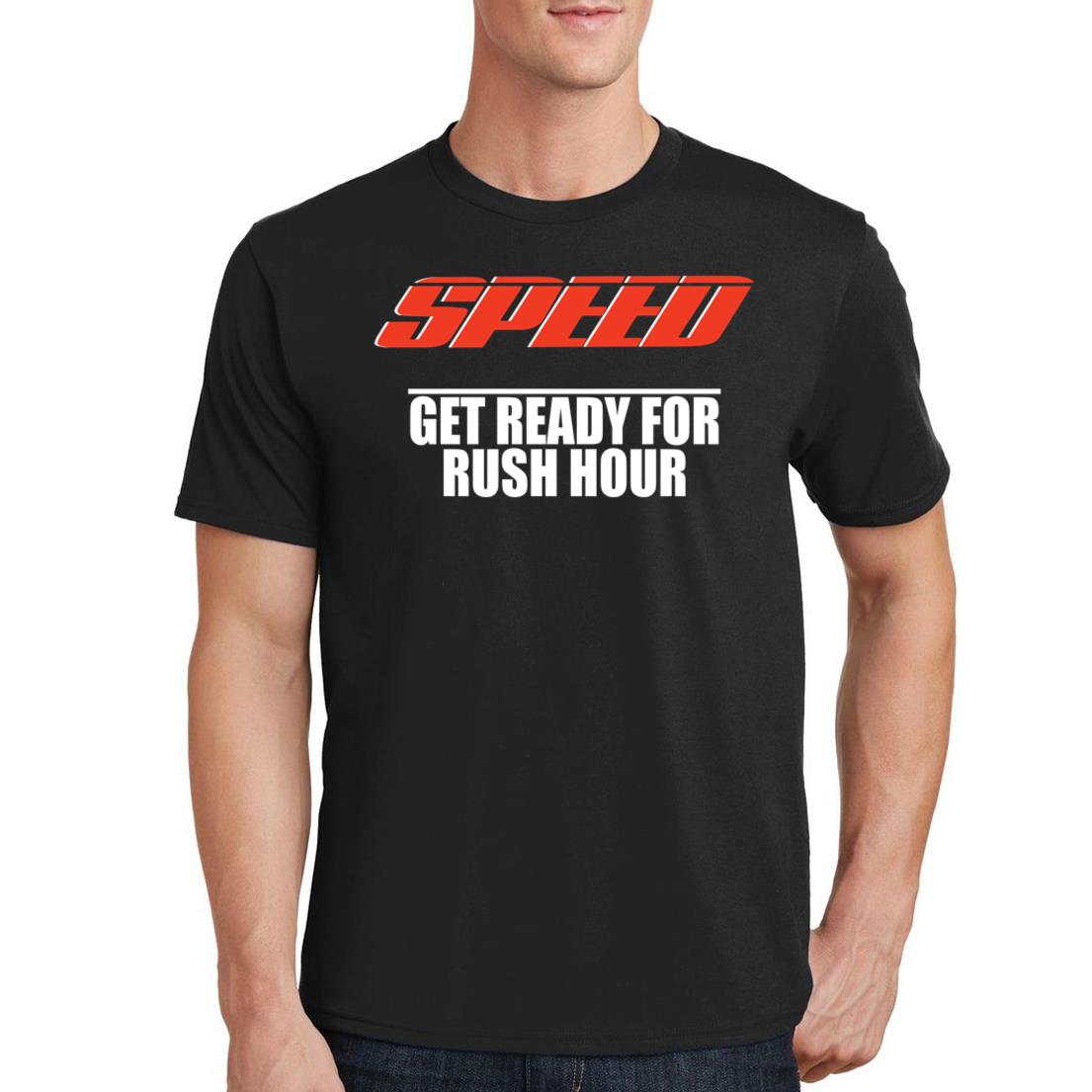 Robert Pattinson Wearing Speed Get Ready For Rush Hour Shirt